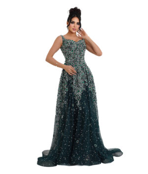 Dark Green Dress